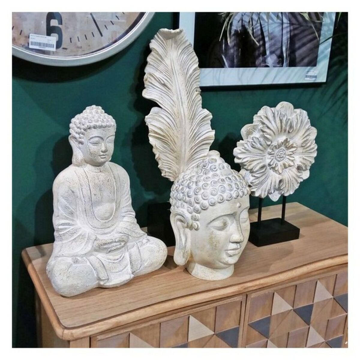 Decorative Figure Versa Black 8 x 56 x 18 cm